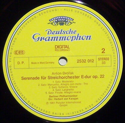 Deutsche Grammophon 2532 012 - Pyotr Ilyich Tchaikovsky, Antonín - Image 3