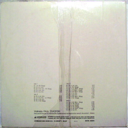 Vanguard SXVA 4201/2 - Niccolò Paganini, Paul Zukofsky - The 24 - Image 2