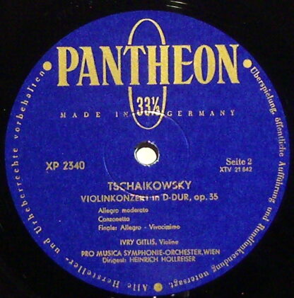 VOX (6) PL 8840 - Felix Mendelssohn-Bartholdy, Pyotr Ilyich Tcha - Image 2