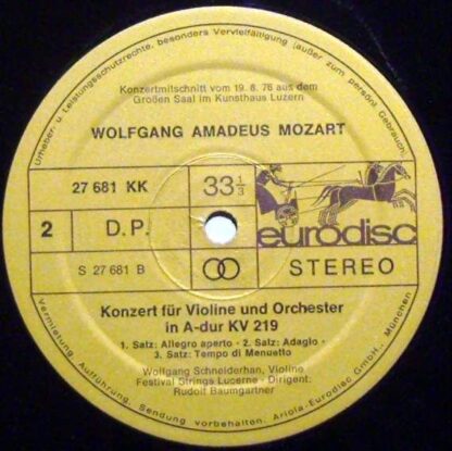 Eurodisc 64 509 - Festival Strings Lucerne - Jubiläumskonzert - Image 3