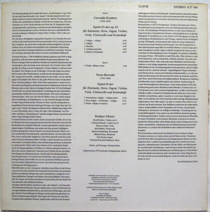 Eterna 8 27 384 - Konradin Kreutzer, Franz Berwald, Berliner Okt - Image 2