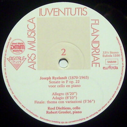 Eufoda 1100 - Roel Dieltiens, Robert Groslot - Intieme Kamermuzi - Image 3