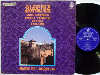 Hispavox HHS 10-86 - Isaac Albéniz,Alicia De Larrocha - Obras Pa