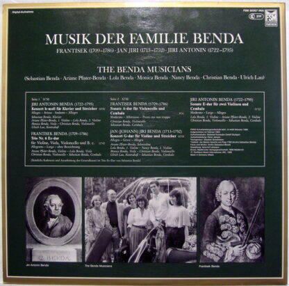 FSM-Pantheon-Serie FSM 68 907 PAN - The Benda Musicians - Musik - Image 2