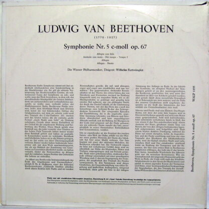 Electrola E 90 088 - Ludwig van Beethoven, Wilhelm Furtwängler - - Image 2