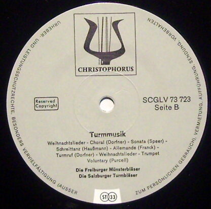 Christophorus SCGLV 73 723 - Freiburger Münsterbläser, Salzburge - Image 3