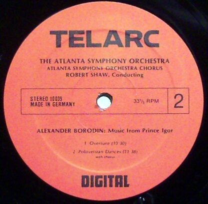 Telarc DG-10039 - Igor Stravinsky, Alexander Borodin, Robert Sha - Image 4