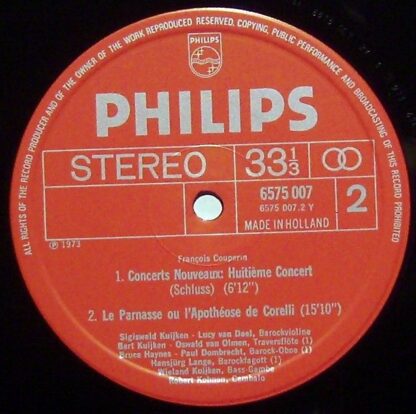 Philips 6775 003 - François Couperin, Sigiswald Kuijken, Wieland - Image 3