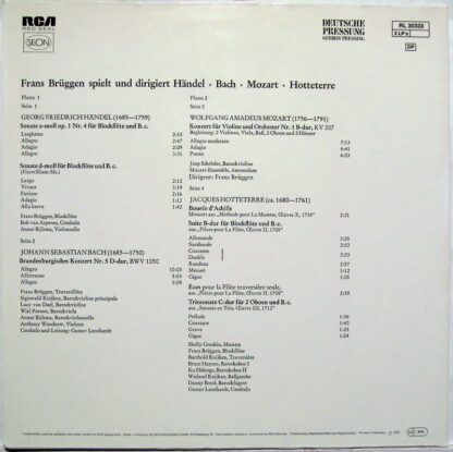 RCA Red Seal RL 30333 - Johann Sebastian Bach, Georg Friedrich H - Image 2