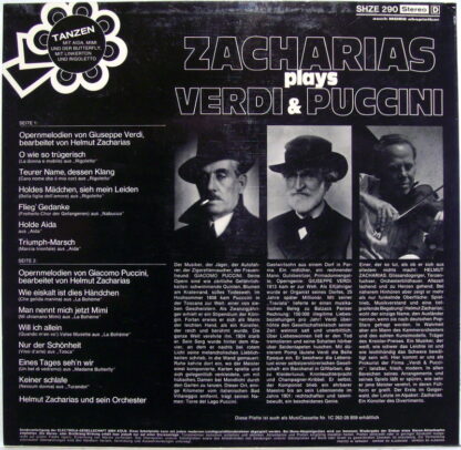 HÖR ZU SHZE 290 - Helmut Zacharias - Plays Verdi & Puccini - Image 2