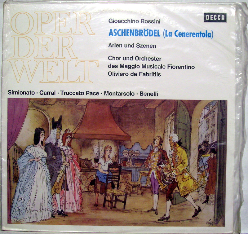 DECCA SXL 20 550-B - Gioacchino Rossini - Aschenbrödel (La Cener