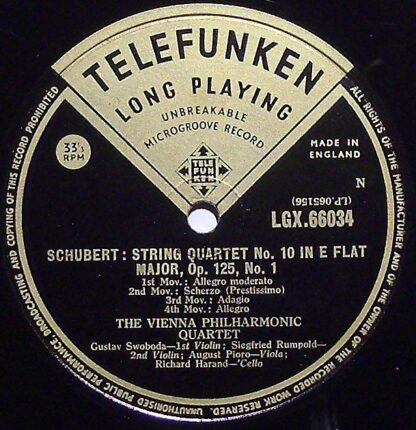 Telefunken LGX 66034 - Joseph Haydn, Franz Schubert, Wiener Phil - Image 3