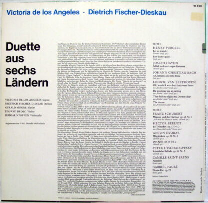 Electrola STE 91098 - Dietrich Fischer-Dieskau, Victoria De Los - Image 2