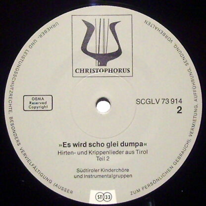 Christophorus SCGLV 73914 - Kinderchor Der Musikschule Bruneck,J - Image 3