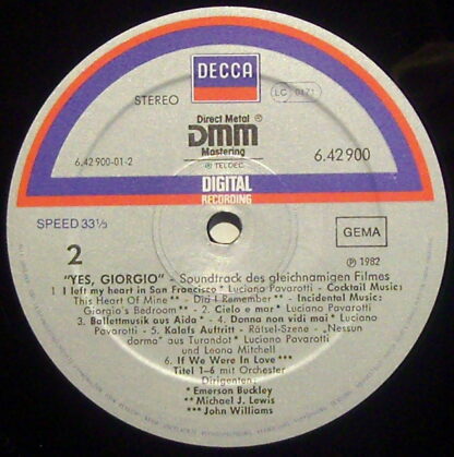 DECCA 14 774 4 - Luciano Pavarotti - Yes, Giorgio - Image 3