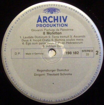 Archiv Produktion 198 182 - Giovanni Pierluigi da Palestrina, Re - Image 3