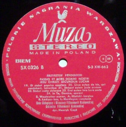 Polskie Nagrania Muza SX 0325-0326 - Krzysztof Penderecki - Pass - Image 3