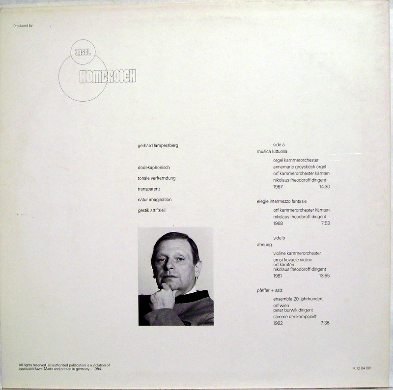 Insel Hombroich K 12 84 001 - Gerhard Lampersberg - Gerhard Lamp - Image 2