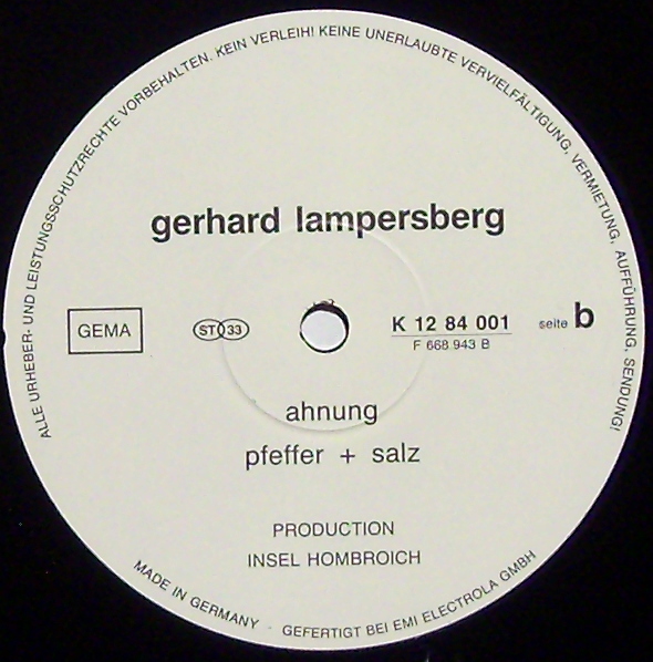 Insel Hombroich K 12 84 001 - Gerhard Lampersberg - Gerhard Lamp - Image 3