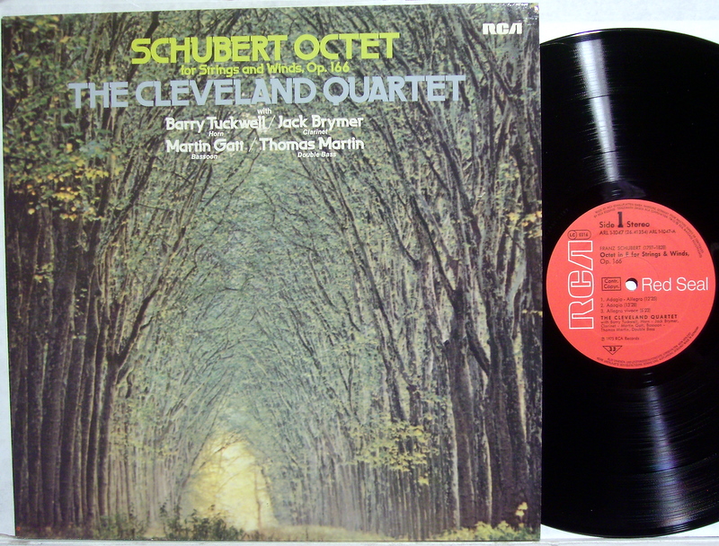 RCA Red Seal ARL1-1047 - Franz Schubert, The Cleveland Quartet,