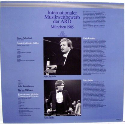 TELDEC IMW 85 - Peter Sadlo, Kalle Randalu - Internationaler Mus - Image 2