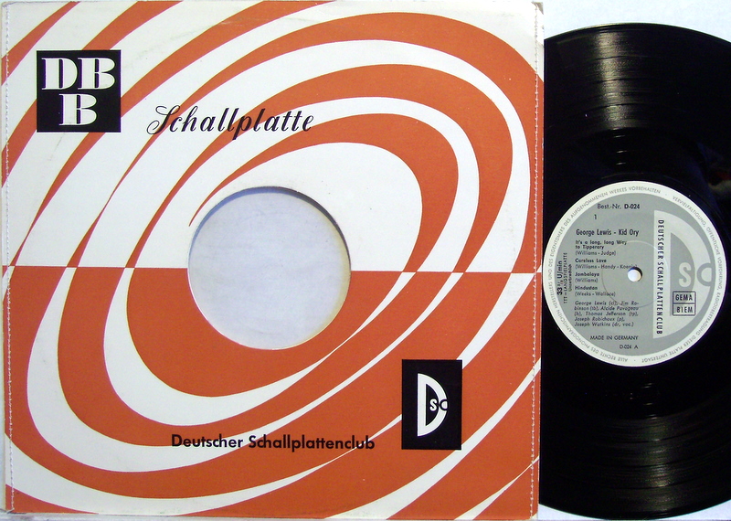 Deutscher Schallplattenclub D 024 - George Lewis (2), Kid Ory - - Image 2