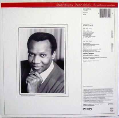 Philips 412 631-1 - Simon Estes - Spirituals - Image 2