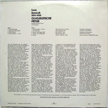 Eterna 8 20 738 - Leoš Janáček - Glagolitische Messe - Image 2