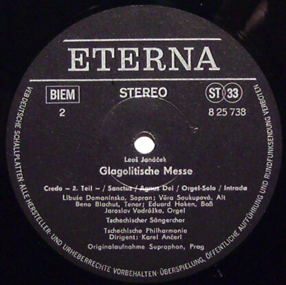 Eterna 8 20 738 - Leoš Janáček - Glagolitische Messe - Image 3