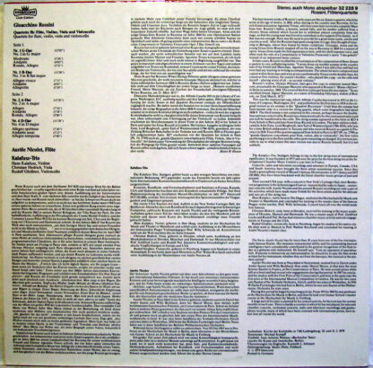 Intercord 32 228 9 - Gioacchino Rossini, Kalafusz-Trio, Aurèle N - Image 2