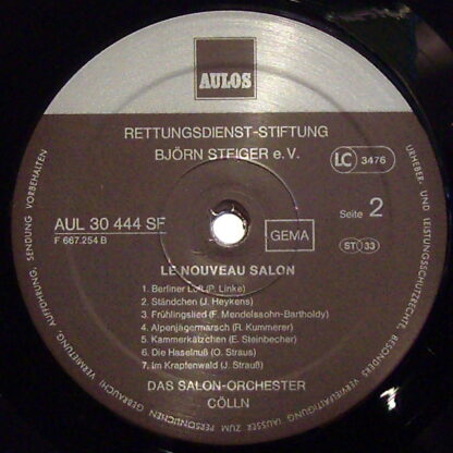 AULOS AUL 30444 SF - Das Salonorchester Cölln - Le Nouveau Salon - Image 3