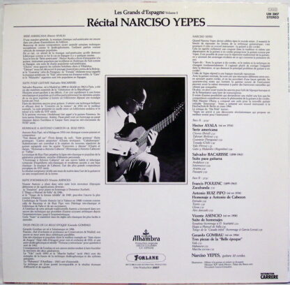 Alhambra (2) U M 3907 - Narciso Yepes - Récital Narciso Yepes (G - Image 2
