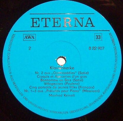 Eterna 8 22 907 - Manfred Reinelt, Alban Berg, Luigi Dallapiccol - Image 6