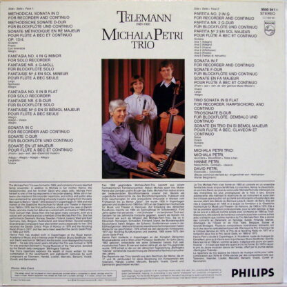 Philips 9500 941 - Georg Philipp Telemann, Michala Petri Trio - - Image 2
