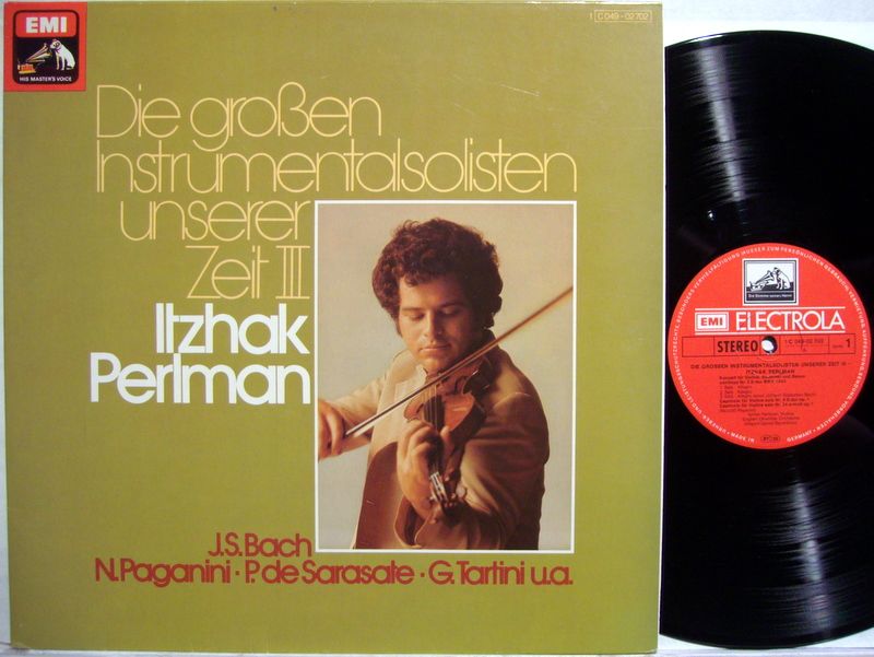 His Master's Voice 1 C 049-02 702 - Itzhak Perlman, Johann Sebas - Image 2