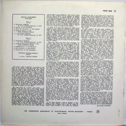 La Voix De Son Maître FALP 664 - Dietrich Fischer-Dieskau - Lied - Image 2