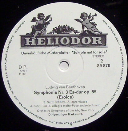 HELIODOR 89870 - Ludwig van Beethoven,Symphony Of the Air,Igor M - Image 3