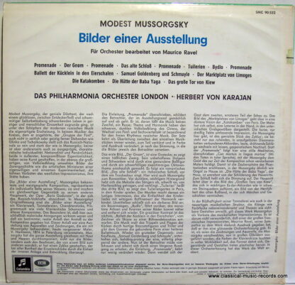 Columbia C 90 532 - Modest Mussorgsky,Maurice Ravel,Herbert von - Image 2