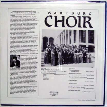 Encore Productions E-1189 - The Wartburg College Choir,Paul Tork - Image 2
