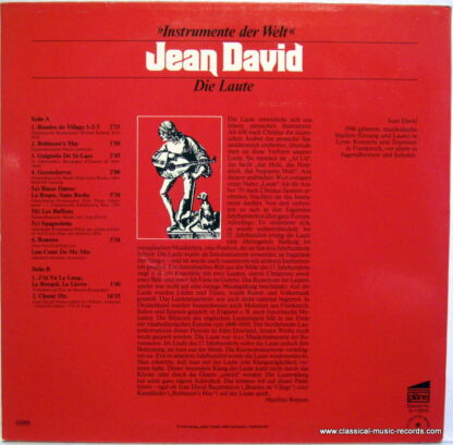 pläne G-1-0015 - Jean David - Die Laute - Image 2
