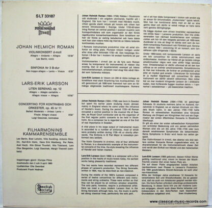 CAPRICE Riks LP 17 - Ib Lanzky-Otto - Larsson, Hermanson, Hindem - Image 2