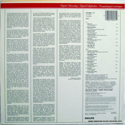 Philips Classics 412 626-1 - John Williams (4), Boston Pops Orch - Image 2