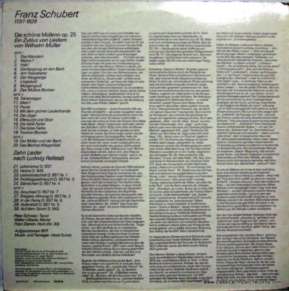 Eterna 8 26 218/219 - Franz Schubert, Walter Olbertz, Peter Schr - Image 2