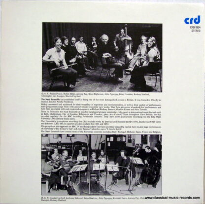 CRD Records CRD 1054 - Louis Spohr, The Nash Ensemble - Nonet In - Image 2