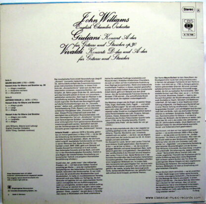 CBS SBR 235285 - John Williams (7) - John Williams Plays Two Gui - Image 2