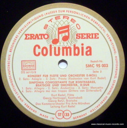 Columbia SMC 95 003 - Carl Ditters von Dittersdorf - 2 Concerti - Image 3