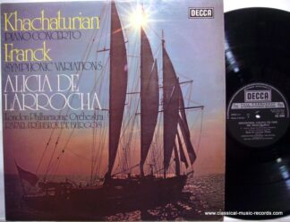 DECCA SXL 6599 - Aram Khatchaturian, César Franck, Alicia De Lar