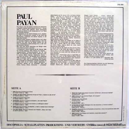 Discophilia DIS 293 - Paul Payan - Paul Payan - Image 2
