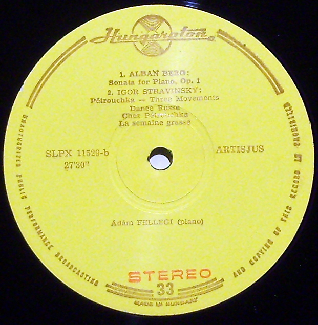 Hungaroton SLPX 11529 - Béla Bartók, Arnold Schoenberg, Alban Be - Image 3