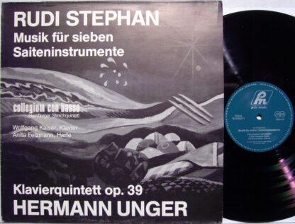 Pair Music TB 0380011 - Rudi Stephan, Hermann Unger, Collegium C